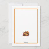 秋フォトカード シーズンカード (裏面)