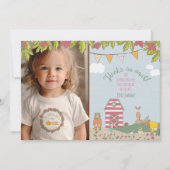 秋フォレストの友だちフォトサンキューカード サンキューカード (正面)