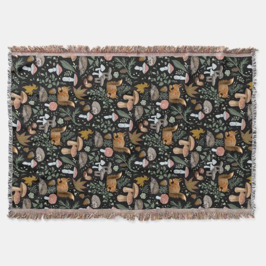 秋フォレストフォレガーコージーアップウォーム スローブランケット (正面)