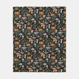 秋フォレストフォレガーコージーアップウォーム フリースブランケット