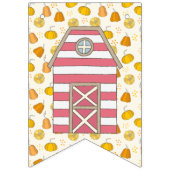 秋フォレストフレンズ誕生日 バンティングフラッグ (第1の旗)