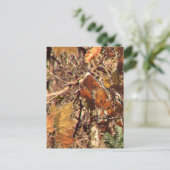 秋フォレストブッシュカモフラージュ ポストカード (スタンド正面)