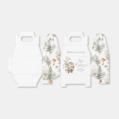 秋フォレスト小さなキノコ紙お願いボックス フェイバーボックス (折り畳みなし)