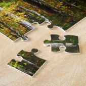 秋フォレストII秋風景写真 ジグソーパズル (側面)