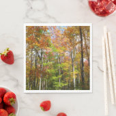 秋フォレストII秋風景写真 スタンダードランチョンナプキン (インサイチュ)