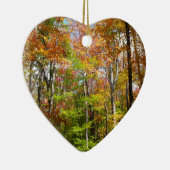 秋フォレストII秋風景写真 セラミックオーナメント (右)