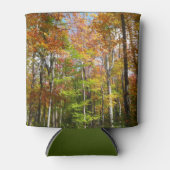 秋フォレストII秋風景写真 缶クーラー (正面)