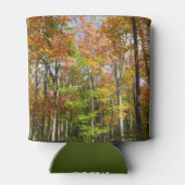 秋フォレストII秋風景写真 缶クーラー (裏面)