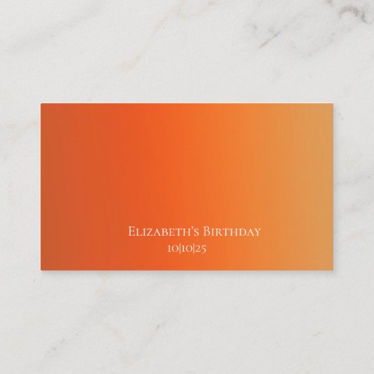 秋フォージシークレットガーデンズ座席表 プレイスカード (裏面)