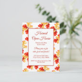 秋フォージュオータムハーベストオープンハウス招待状 ポストカード (スタンド正面)