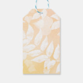 秋フクロウウッドランドカスタムラベル ギフトタグ (裏面)