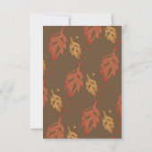 秋フクロウ少年SIP&シーオータムシャワー 招待状 (裏面)