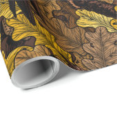 秋フクロウ ラッピングペーパー (ロールコーナー)