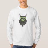 秋フクロウ Tシャツ (正面)