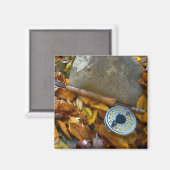 秋フライ釣竿 マグネット (正面/裏面)