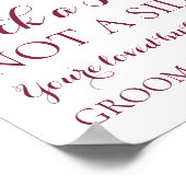 秋フラワーサイド記号ではない座席を選択する、オレンジ ポスター (角)