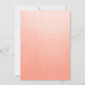 秋フラワーズアリトルカボチャ秋ベビーシャワー 招待状 (裏面)