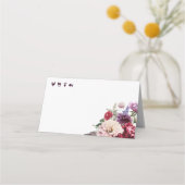 秋フラワーダリアバンチ秋 プレイスカード (裏面)