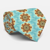 秋フラワー – フラクタルアート ネクタイ (ロール)