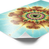 秋フラワー – フラクタルアート フォトプリント            (角)