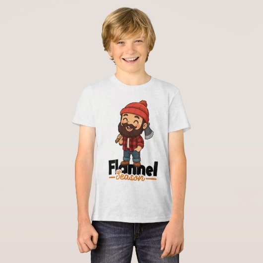 秋フランネルシーズン トライブレンドＴシャツ (正面全面)