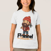 秋フランネルシーズン トライブレンドＴシャツ (正面)