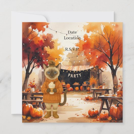 秋フランネル&ファイズフレンドリーディヴィングパーティー セーブザデート (正面)