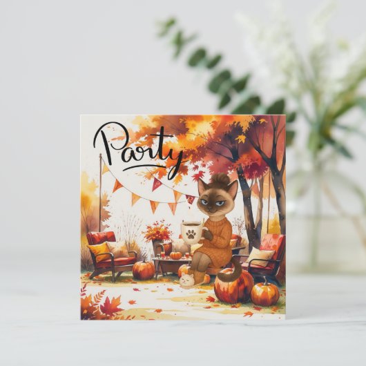 秋フランネル&ファイズフレンドリーディヴィングパーティー 招待状 (スタンド正面)