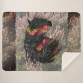 秋フリージアンホース シェルパブランケット (正面(横))