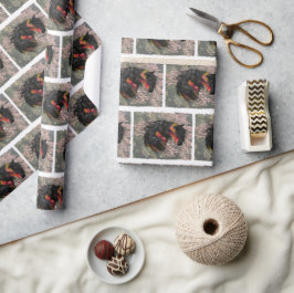 秋フリージアンホース ラッピングペーパー