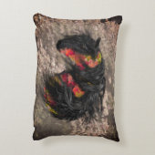 秋フリーズホース アクセントクッション (裏面(縦))