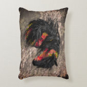 秋フリーズホース アクセントクッション (正面(垂直))