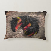 秋フリーズホース アクセントクッション (裏面)