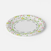 秋フルーツのリンゴと梨 ペーパープレート (アングル)