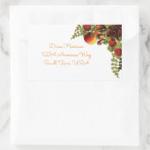 秋フルーツラベル 長方形シール (バッグ)