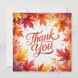 秋フレンドリー サンキューカード