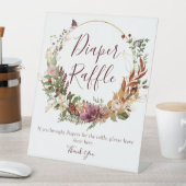 秋フローラおむつラッフル 台座サイン (インサイチュ)