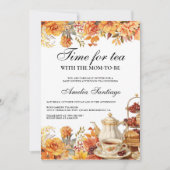 秋フローラお母さんと赤ちゃんシャワー 招待状 (正面)