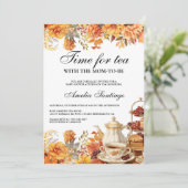 秋フローラお母さんと赤ちゃんシャワー 招待状 (スタンド正面)