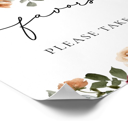 秋フローラの好意を一つ取って ポスター (角)