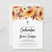 秋フローラの確認 招待状 (正面)