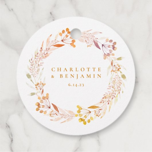 秋フローラウォーターカラーリースボホカスタム フェイバータグ (裏面)