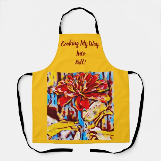 秋フローラエプロン エプロン (正面)