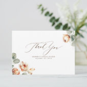 秋フローラエレガントスモールサンキュー サンキューカード (スタンド正面)