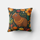 秋フローラカピバラ装飾用クッション クッション (裏面)