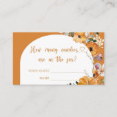 秋フローラカボチャいかん数 エンクロージャーカード (正面)