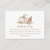 秋フローラカボチャベビー本 エンクロージャーカード (正面)