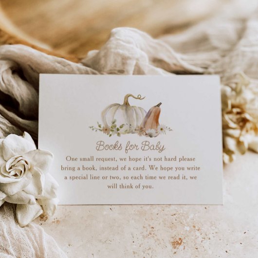 秋フローラカボチャベビー本 エンクロージャーカード