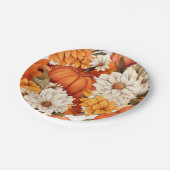 秋フローラカボチャ ペーパープレート (アングル)