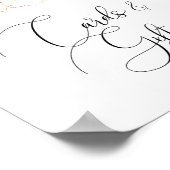 秋フローラカードとギフトサイン ポスター (角)